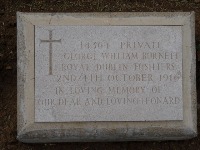 Struma Military Cemetery - Burnett, George William